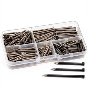 Finishing Nails Mardatt 400pcs 26-35mm Carbon Steel Wall Nails-0