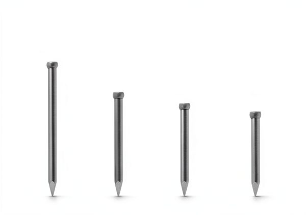 Finishing Nails Swpeet 400pcs Kit 4 Sizes 26-35mm Silver Carbon Steel-1
