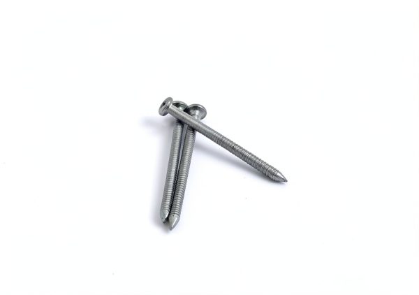 1 1/4" Stainless Steel Ring Shank Trim Nails (Light Gray)-2