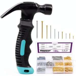 Hardware Nail Assortment Kit Swpeet Finishing Nails with Anti Slip-0