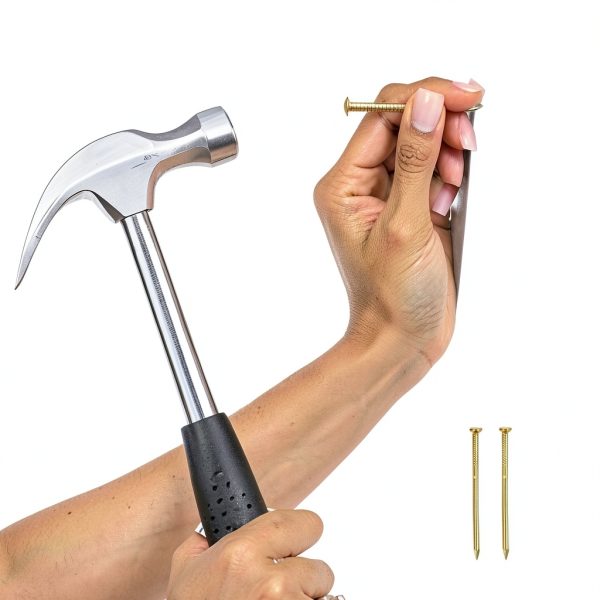 280pcs Hardware Nails for Picture Hangers Nails for Hanging Pictures Wall Hanging Assortment Kit Assorted Small Steel Nails Galvanized Long Finishing Nail for Frame Wood Drywall Dry Wall Decor-5