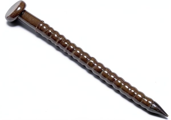 1" Walnut Panel Nails, Steel Painted Finish - Hard-to-Find Fastener-0