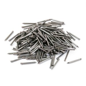 uxcell Finishing Nails Hand-Drive Hardware Carbon Steel Nail 25mm 1-inches 100pcs, Silver-0