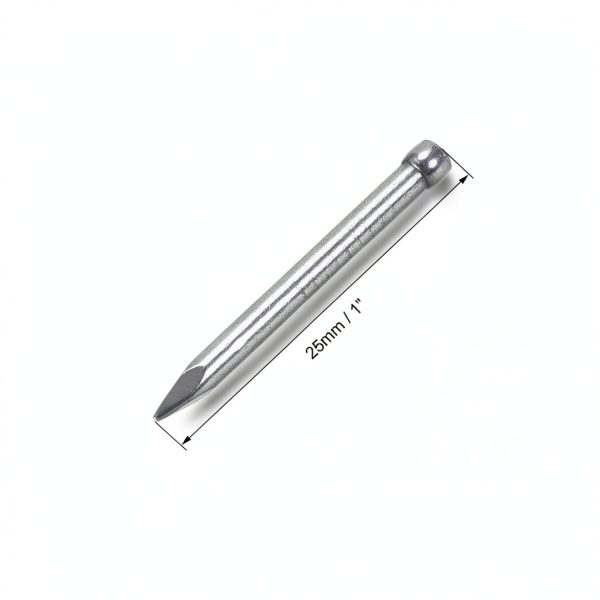 uxcell Finishing Nails Hand-Drive Hardware Carbon Steel Nail 25mm 1-inches 100pcs, Silver-1